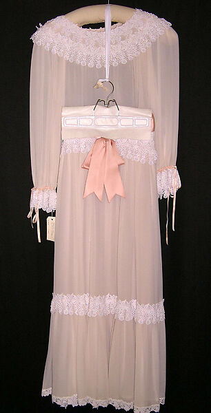 Evening ensemble, Yves Saint Laurent (French, founded 1961), silk, cotton, French