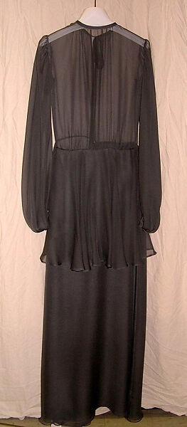 Evening dress, Yves Saint Laurent (French, founded 1961), silk, French