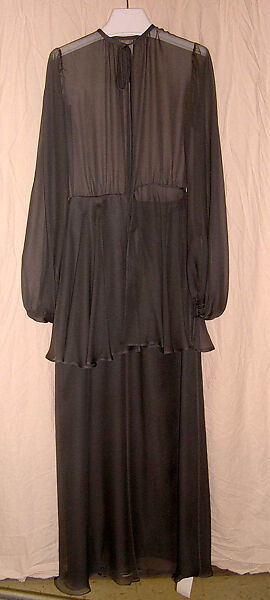 Evening dress, Yves Saint Laurent (French, founded 1961), silk, French