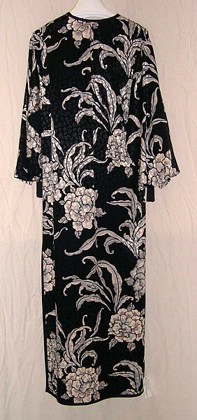 Evening pajamas, Yves Saint Laurent (French, founded 1961), silk, French