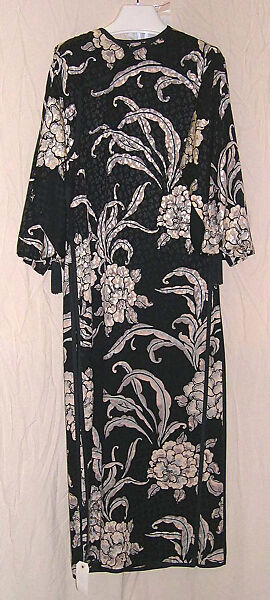 Evening pajamas, Yves Saint Laurent (French, founded 1961), silk, French