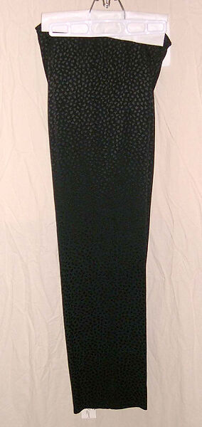 Evening pajamas, Yves Saint Laurent (French, founded 1961), silk, French