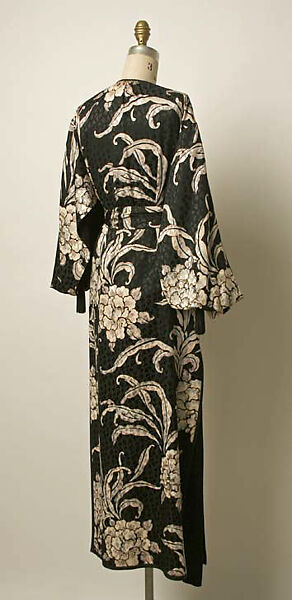 Evening pajamas, Yves Saint Laurent (French, founded 1961), silk, French