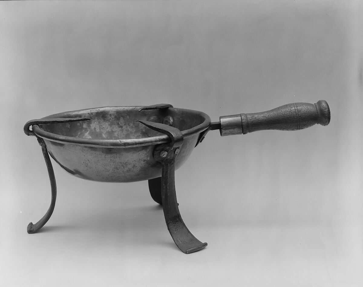 Brazier, Copper, iron, wood 