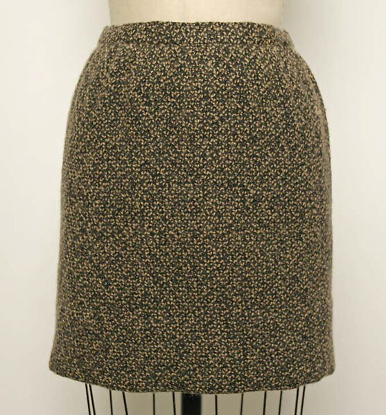 Ensemble, Yves Saint Laurent (French, founded 1961), leather, wool, French