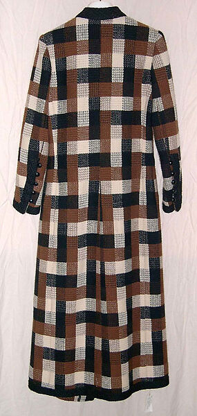 Coat, Yves Saint Laurent (French, founded 1961), wool, silk, French