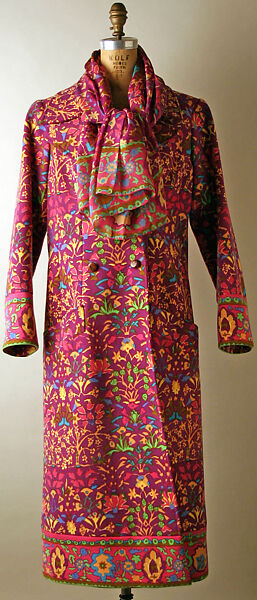 Coat, Yves Saint Laurent (French, founded 1961), wool, French 