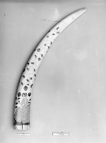 Decorated Walrus Tusk