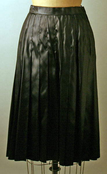 Skirt, Yves Saint Laurent (French, founded 1961), silk, French 