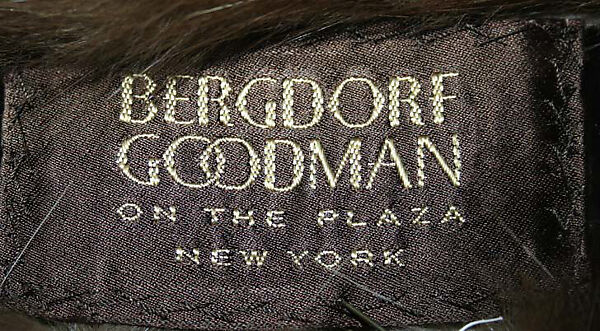 Ensemble, Yves Saint Laurent (French, founded 1961), a, c) wool
b) silk
d) fur, French