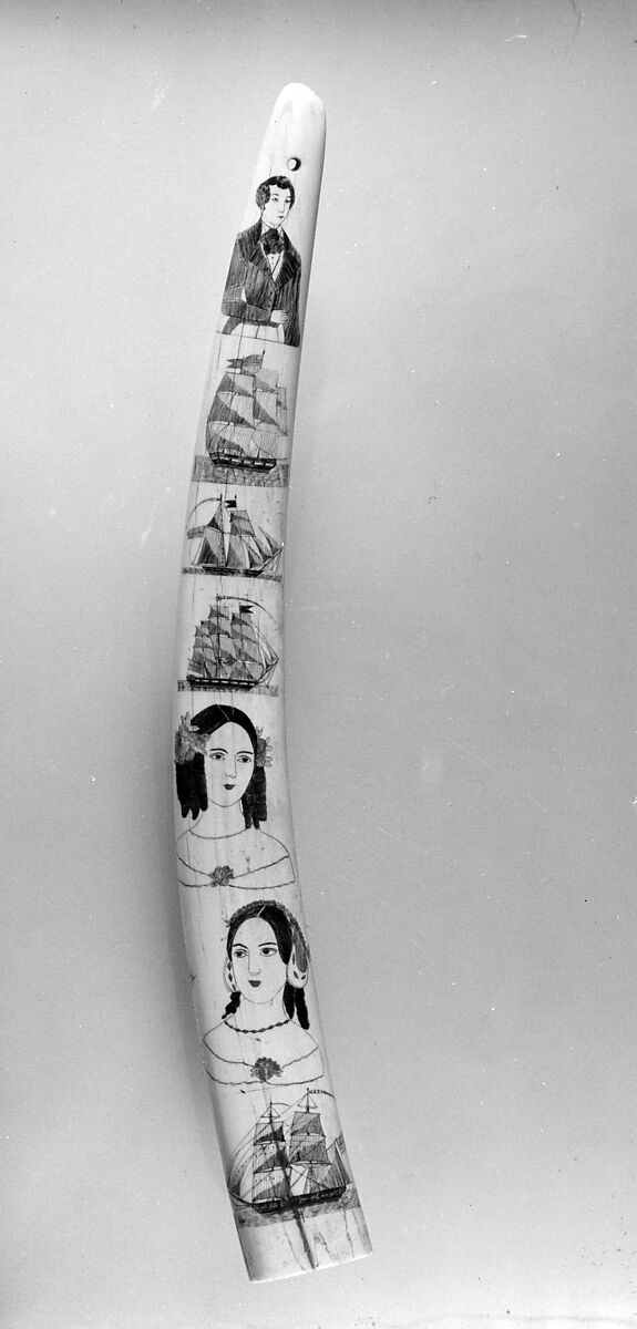 Decorated Walrus Tusk, Walrus ivory