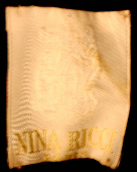 Evening dress, Nina Ricci (French, founded 1932), cotton, wool, silk, French