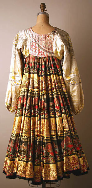 Dress, Zandra Rhodes (British, founded 1969), silk, British