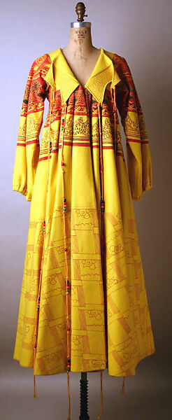 Coat, Zandra Rhodes (British, founded 1969), wool, British 