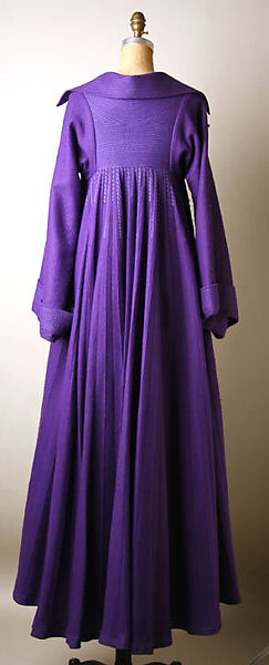 Evening coat, Zandra Rhodes (British, founded 1969), wool, synthetic fiber, British