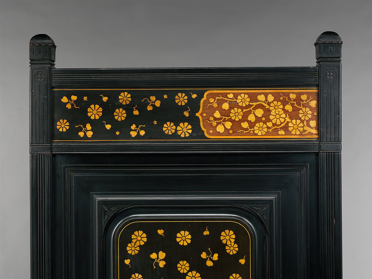 Wardrobe, Herter Brothers (German, active New York, 1864–1906), Cherry, American