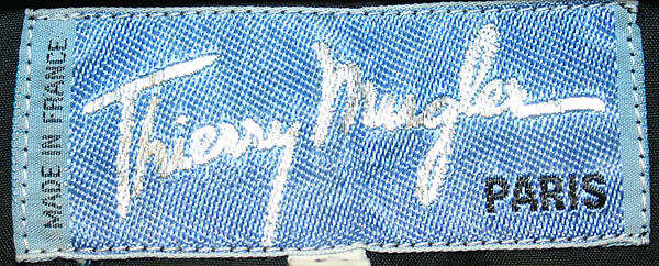 Suit, Mugler (French, founded 1974), wool, synthetic fiber, rayon, French