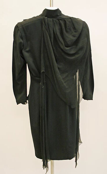 Dress, Mugler (French, founded 1974), silk, wool, French