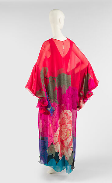Evening ensemble, Hanae Mori (French, 1977–2004), silk, rayon, Japanese