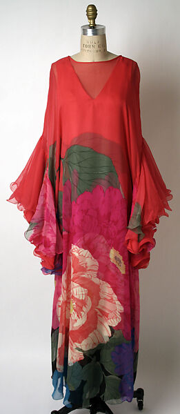 Evening ensemble, Hanae Mori (French, 1977–2004), silk, rayon, Japanese 