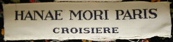 Dress, Hanae Mori (French, 1977–2004), cotton, Japanese