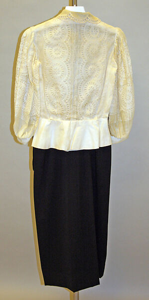 Afternoon ensemble, Traina-Norell (American, founded 1941), wool, American