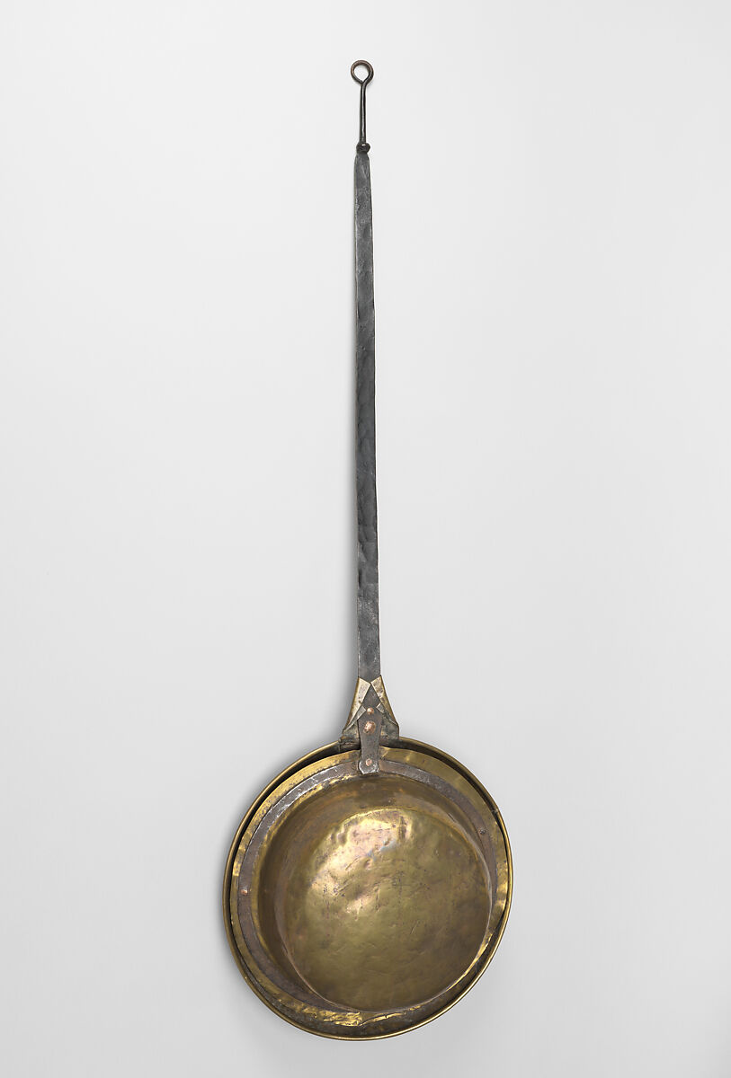 Warming Pan, Brass, iron