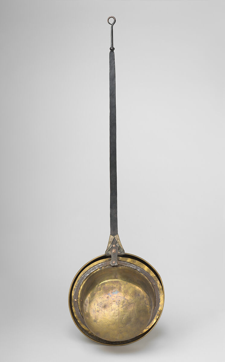Warming Pan, Brass, iron