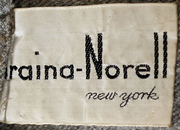 Dress, Traina-Norell (American, founded 1941), wool, American