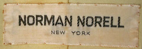 Ensemble, Norman Norell (American, Noblesville, Indiana 1900–1972 New York), wool, American