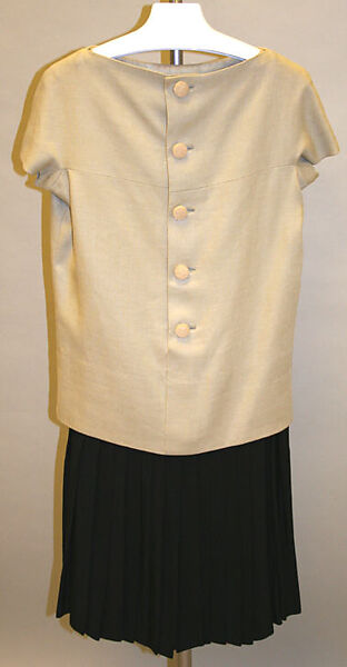 Dress, Traina-Norell (American, founded 1941), silk, linen, American