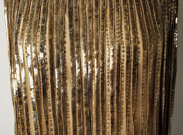 Evening dress, Norman Norell (American, Noblesville, Indiana 1900–1972 New York), silk, plastic, American