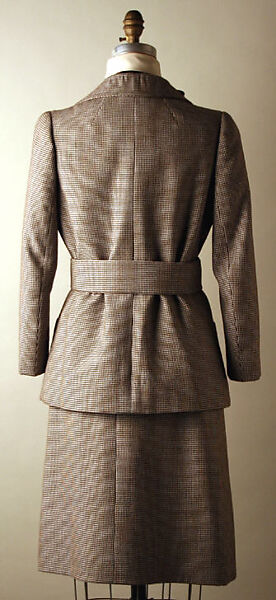 Suit, Norman Norell (American, Noblesville, Indiana 1900–1972 New York), wool, silk, American
