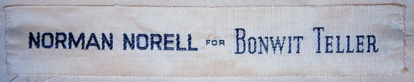Evening dress, Norman Norell (American, Noblesville, Indiana 1900–1972 New York), [no medium available], American