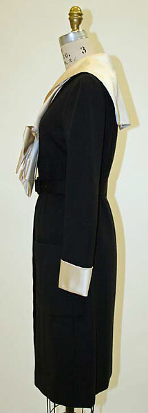 Dress, Norman Norell (American, Noblesville, Indiana 1900–1972 New York), wool, American