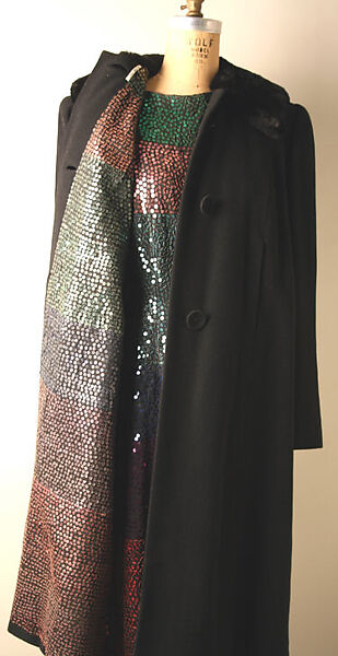 "Subway Costume", Norman Norell (American, Noblesville, Indiana 1900–1972 New York), wool, fur, American