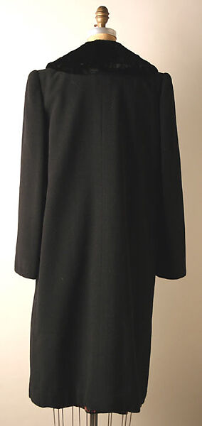 "Subway Costume", Norman Norell (American, Noblesville, Indiana 1900–1972 New York), wool, fur, American