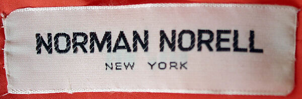 Dress, Norman Norell (American, Noblesville, Indiana 1900–1972 New York), wool, American
