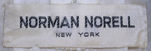 Cocktail dress, Norman Norell (American, Noblesville, Indiana 1900–1972 New York), [no medium available], American