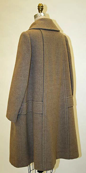 Coat, Norman Norell (American, Noblesville, Indiana 1900–1972 New York), wool, American