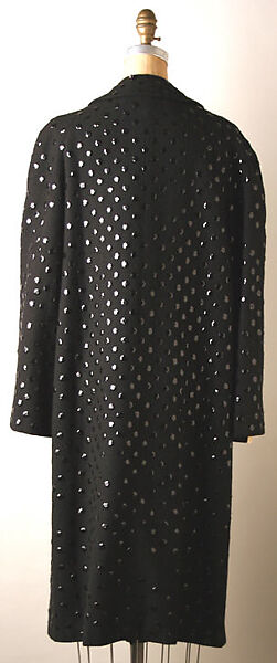 Ensemble, Traina-Norell (American, founded 1941), wool, cotton, silk, metal, American