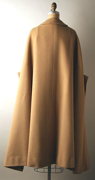 Cape, Traina-Norell (American, founded 1941), wool, silk, American