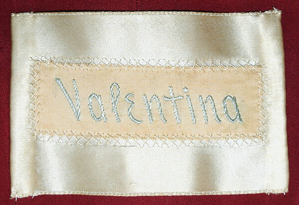 Evening coat, Valentina Gowns (American, 1928–1957), silk, American