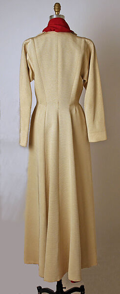 Evening coat, Valentina Gowns (American, 1928–1957), silk, American
