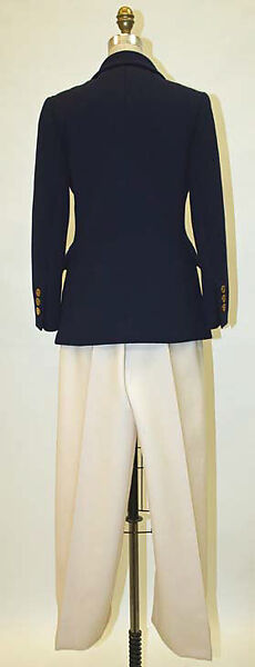 Pantsuit, Norman Norell (American, Noblesville, Indiana 1900–1972 New York), wool, silk, American