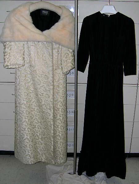 Evening ensemble, (a) Mainbocher (French and American, founded 1930), [no medium available], American 