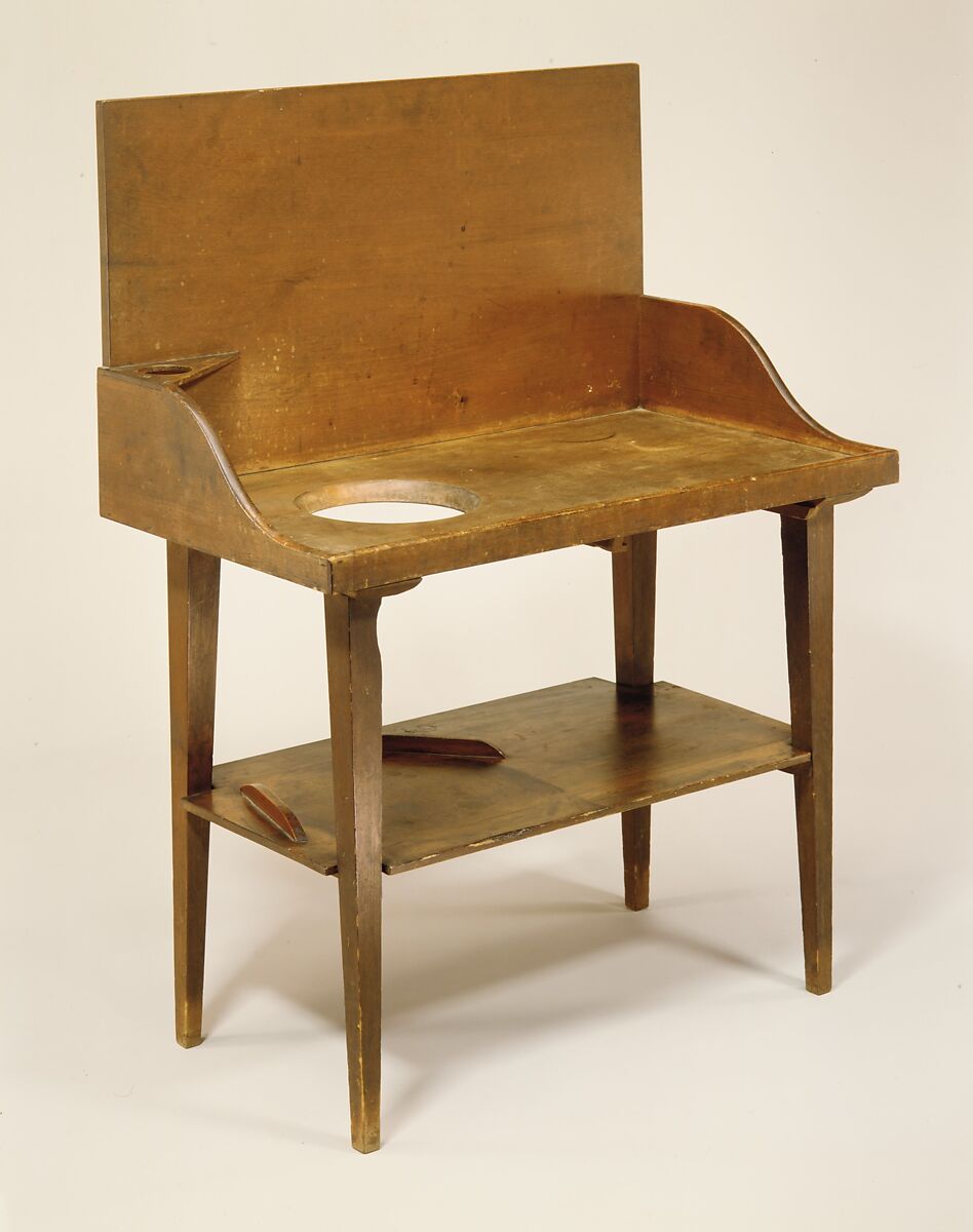 Wash Stand, United Society of Believers in Christ’s Second Appearing (“Shakers”) (American, active ca. 1750–present), Pine, American, Shaker 