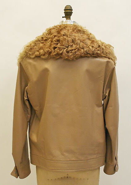 Ensemble, (a–e) Anne Klein (American, Brooklyn, New York 1923–1974 New York), leather, lambswool, American