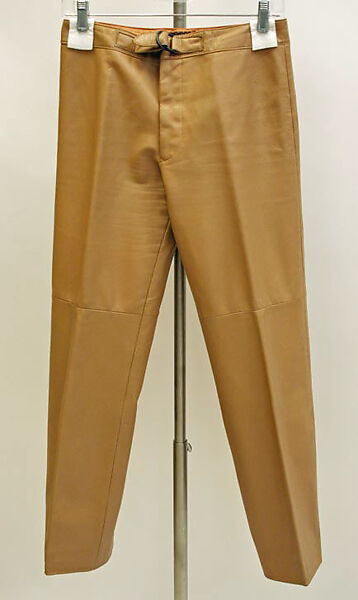 Ensemble, (a–e) Anne Klein (American, Brooklyn, New York 1923–1974 New York), leather, lambswool, American