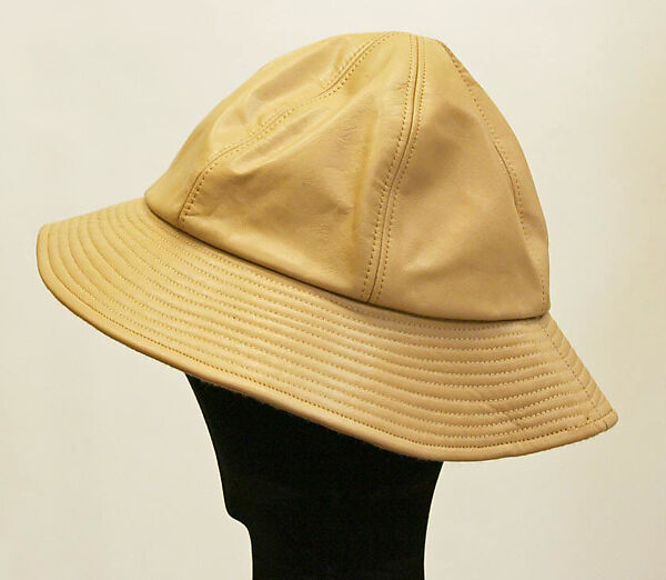 Ensemble, (a–e) Anne Klein (American, Brooklyn, New York 1923–1974 New York), leather, lambswool, American